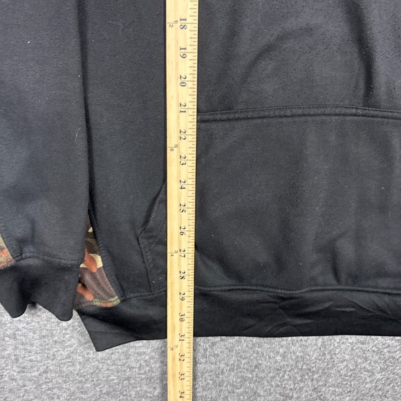 Vintage MMA Elite Hoodie‎ Sweater Mens XL Black Camo Spellout Long Sleeve Y2K - Picture 4 of 8